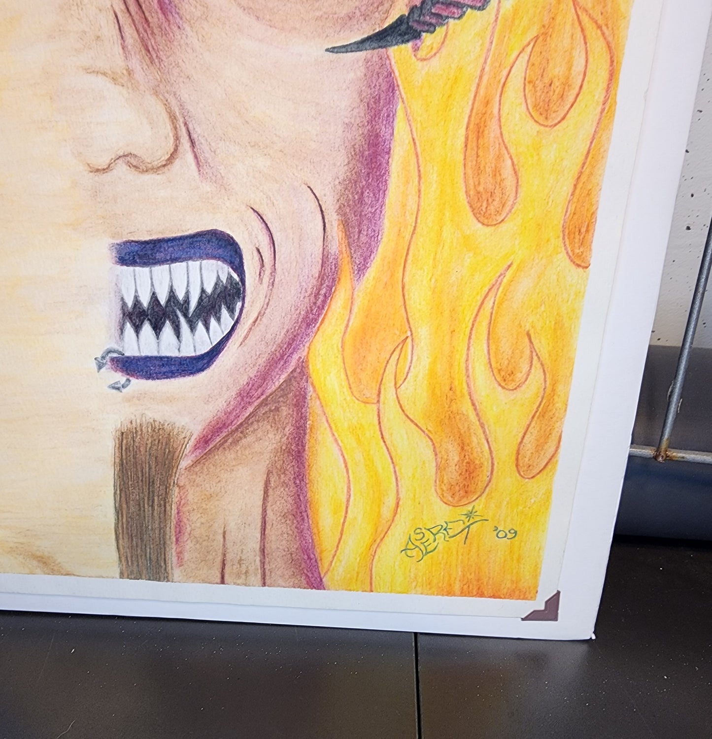 Succubus - Freehand Origianl Artwork - Watercolor