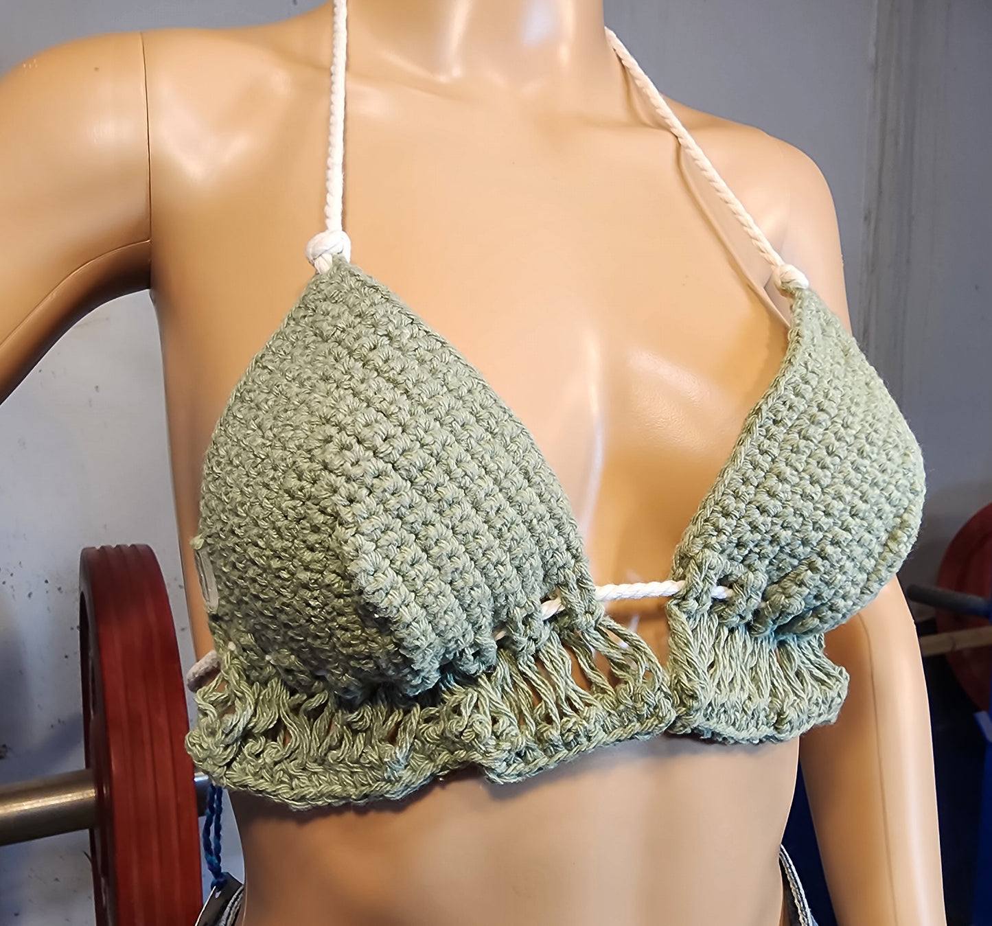 Handmade Crochet Flapperkini Bikini Swim Top (Custom Order Only)