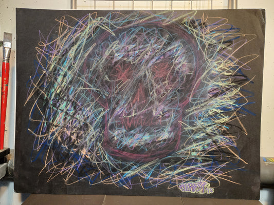 Haywire - Freehand Original Artwork - Pastel