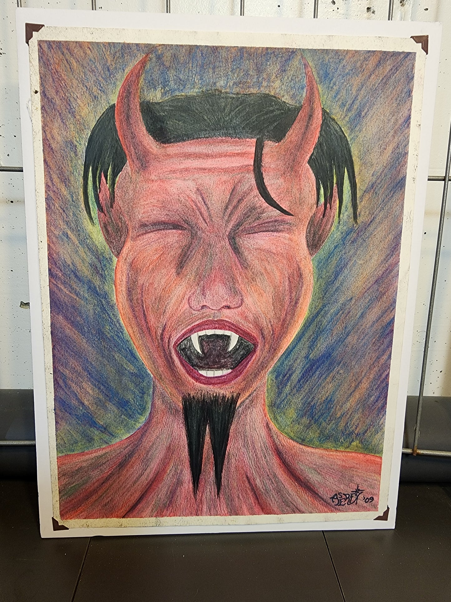 Death Metal - Freehand Original Artwork - Watercolo