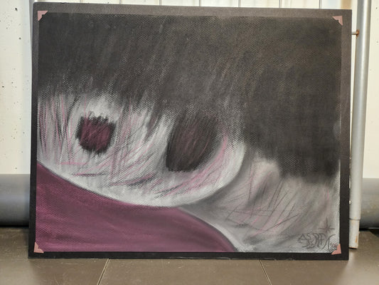 Death - Freehand Original Artwork - Pastel