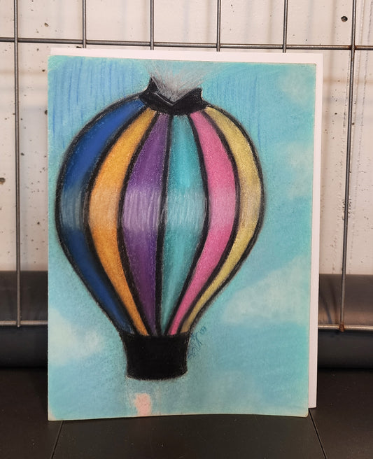 Deflated - Freehand Original Artwork - Pastel