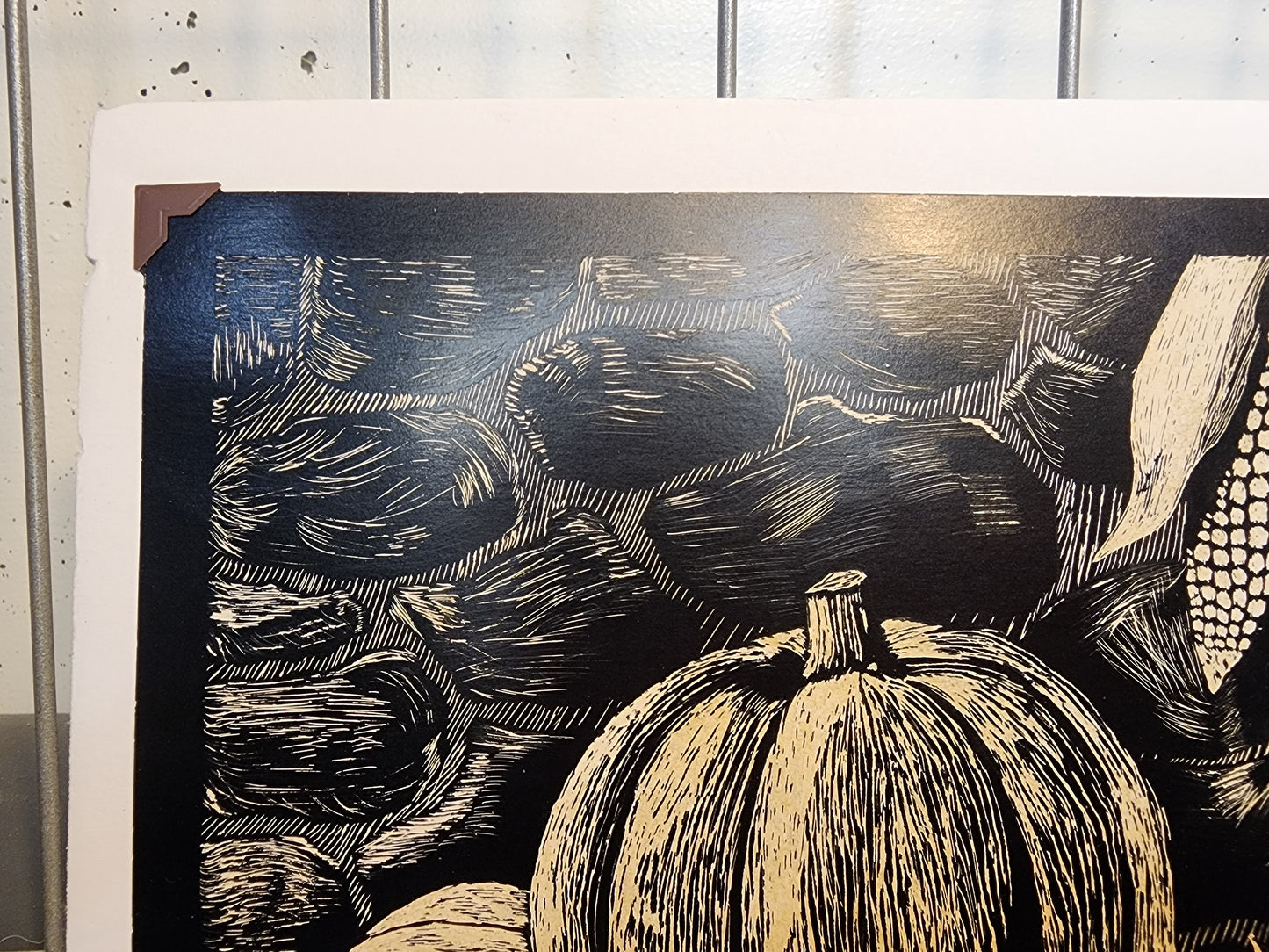 Fall - Freehand Original Artwork - Scratch Art