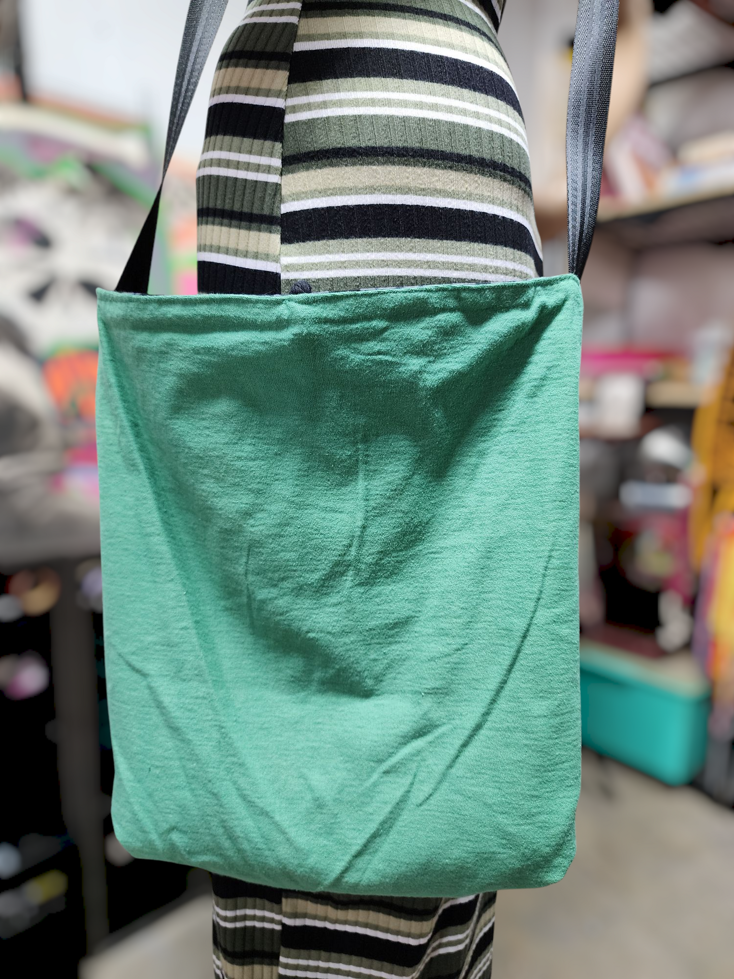 Handmade Hippie Boho Reversible Crossbody Bag (Flame Print)