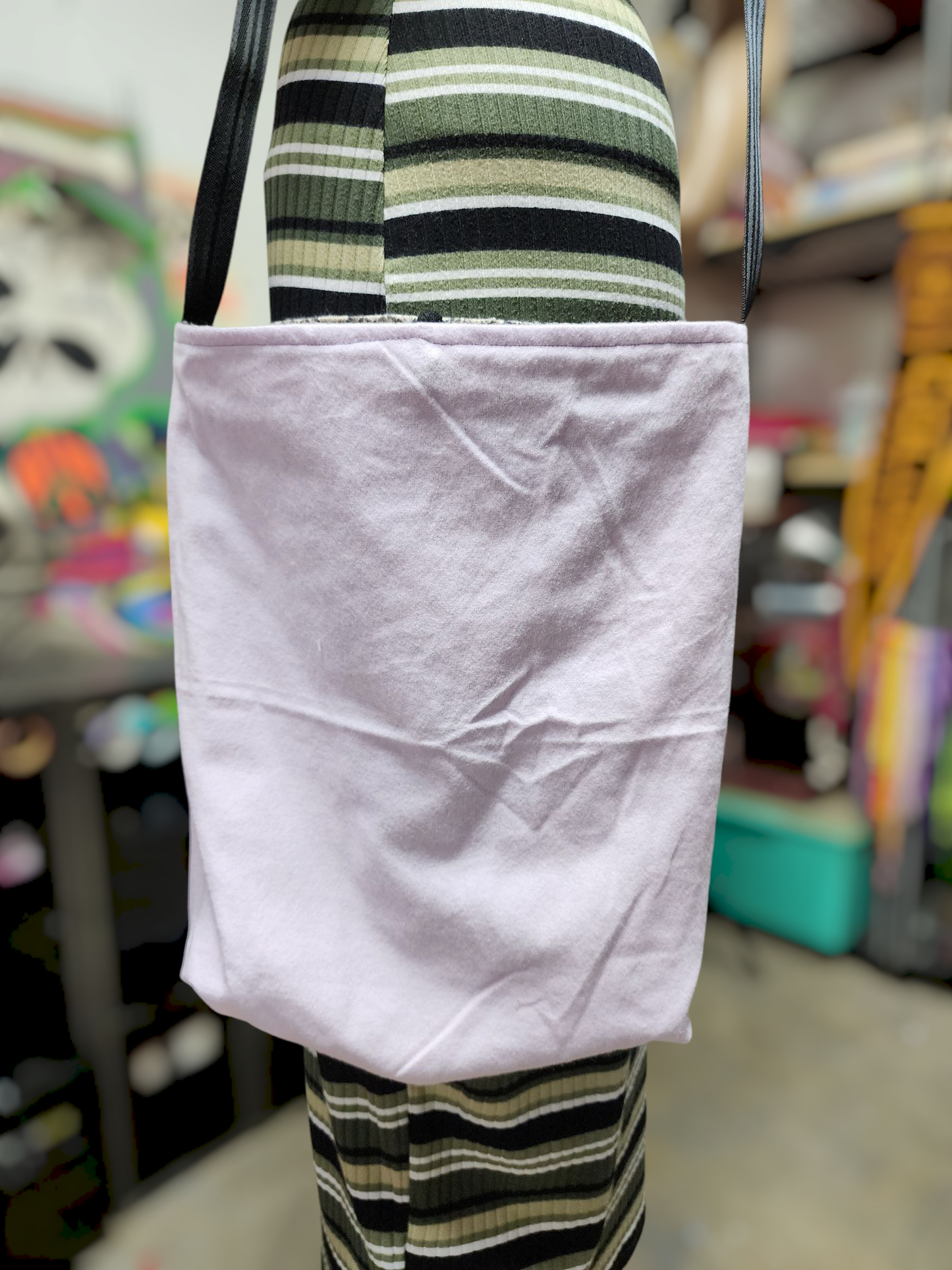 Handmade Hippie Boho Reversible Crossbody Bag (Snakeskin Print)