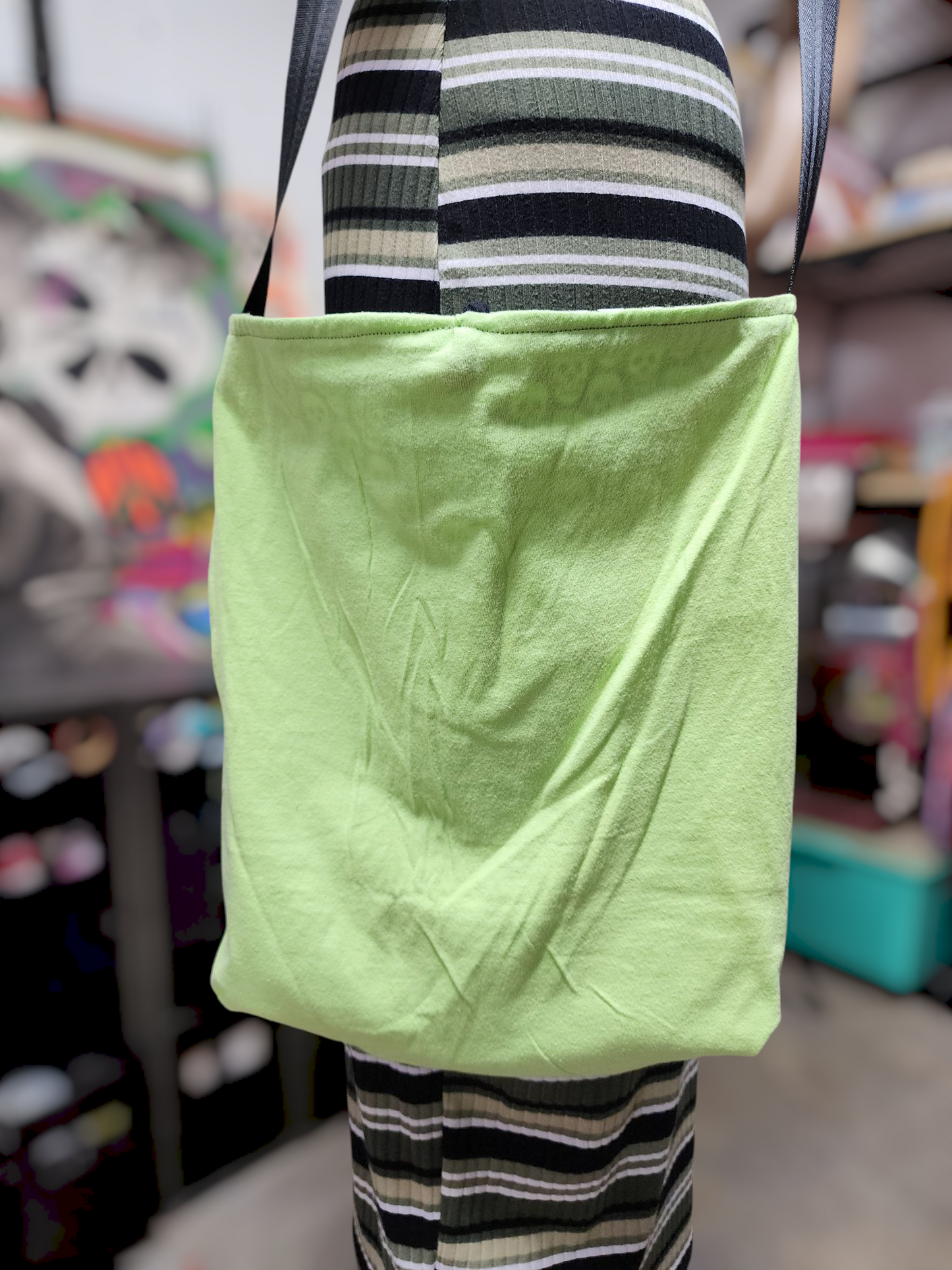 Handmade Hippie Boho Reversible Crossbody Bag (Skull Print)