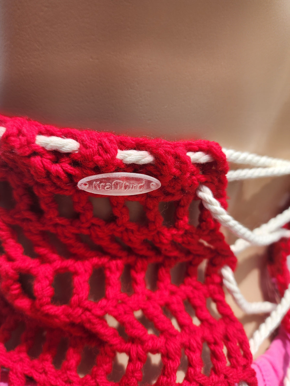 Handmade Crochet Tank Top *Jade* (Red)